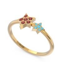 Petite Modern Pave Milati Ring