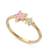 Petite Modern Pave Milati Ring
