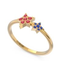 Petite Modern Pave Milati Ring