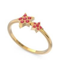 Petite Modern Pave Milati Ring