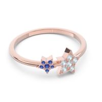 Petite Modern Pave Milati Ring