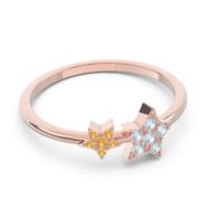 Petite Modern Pave Milati Ring
