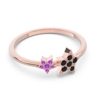 Petite Modern Pave Milati Ring