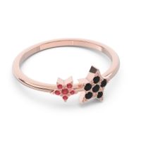 Petite Modern Pave Milati Ring