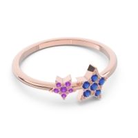 Petite Modern Pave Milati Ring