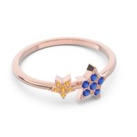 Petite Modern Pave Milati Ring