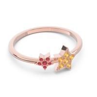 Petite Modern Pave Milati Ring