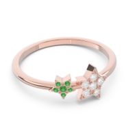 Petite Modern Pave Milati Ring