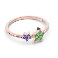 Petite Modern Pave Milati Ring