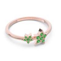 Petite Modern Pave Milati Ring