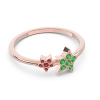 Petite Modern Pave Milati Ring