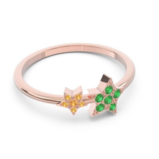 Petite Modern Pave Milati Ring