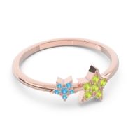 Petite Modern Pave Milati Ring