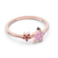 Petite Modern Pave Milati Ring