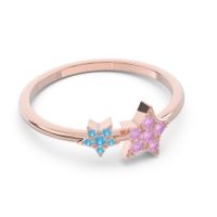 Petite Modern Pave Milati Ring