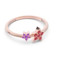 Petite Modern Pave Milati Ring