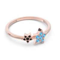 Petite Modern Pave Milati Ring