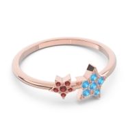 Petite Modern Pave Milati Ring