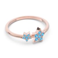 Petite Modern Pave Milati Ring