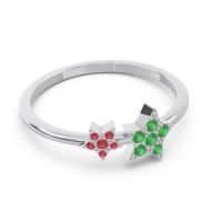 Petite Modern Pave Milati Ring