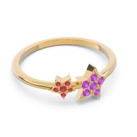 Petite Modern Pave Milati Ring