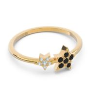 Petite Modern Pave Milati Ring