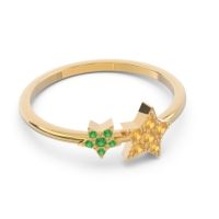 Petite Modern Pave Milati Ring