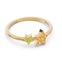 Petite Modern Pave Milati Ring
