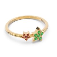Petite Modern Pave Milati Ring