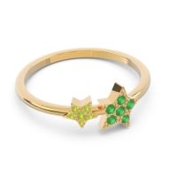Petite Modern Pave Milati Ring
