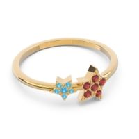 Petite Modern Pave Milati Ring