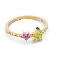 Petite Modern Pave Milati Ring