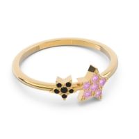 Petite Modern Pave Milati Ring