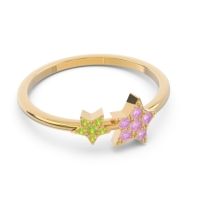 Petite Modern Pave Milati Ring