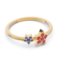 Petite Modern Pave Milati Ring