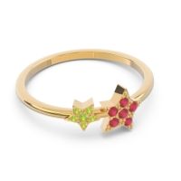 Petite Modern Pave Milati Ring