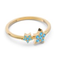 Petite Modern Pave Milati Ring