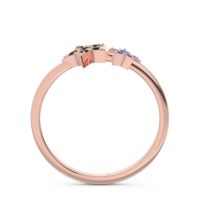 Petite Modern Pave Milati Ring