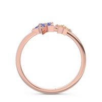 Petite Modern Pave Milati Ring