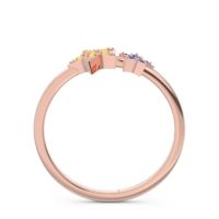 Petite Modern Pave Milati Ring