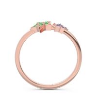 Petite Modern Pave Milati Ring