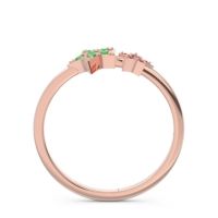 Petite Modern Pave Milati Ring