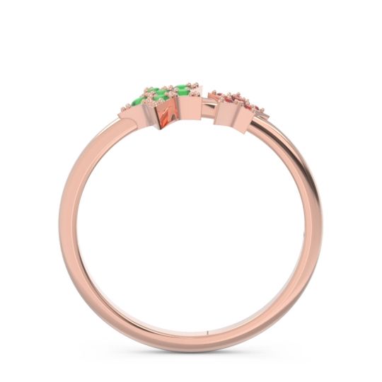 Petite Modern Pave Milati Ring