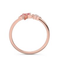Petite Modern Pave Milati Ring