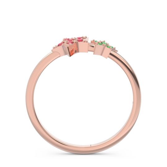 Petite Modern Pave Milati Ring