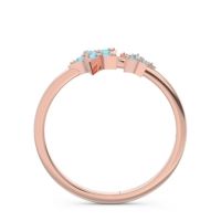 Petite Modern Pave Milati Ring