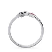 Petite Modern Pave Milati Ring