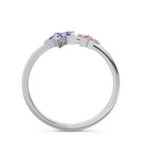 Petite Modern Pave Milati Ring