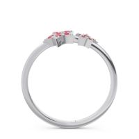 Petite Modern Pave Milati Ring