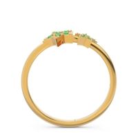 Petite Modern Pave Milati Ring